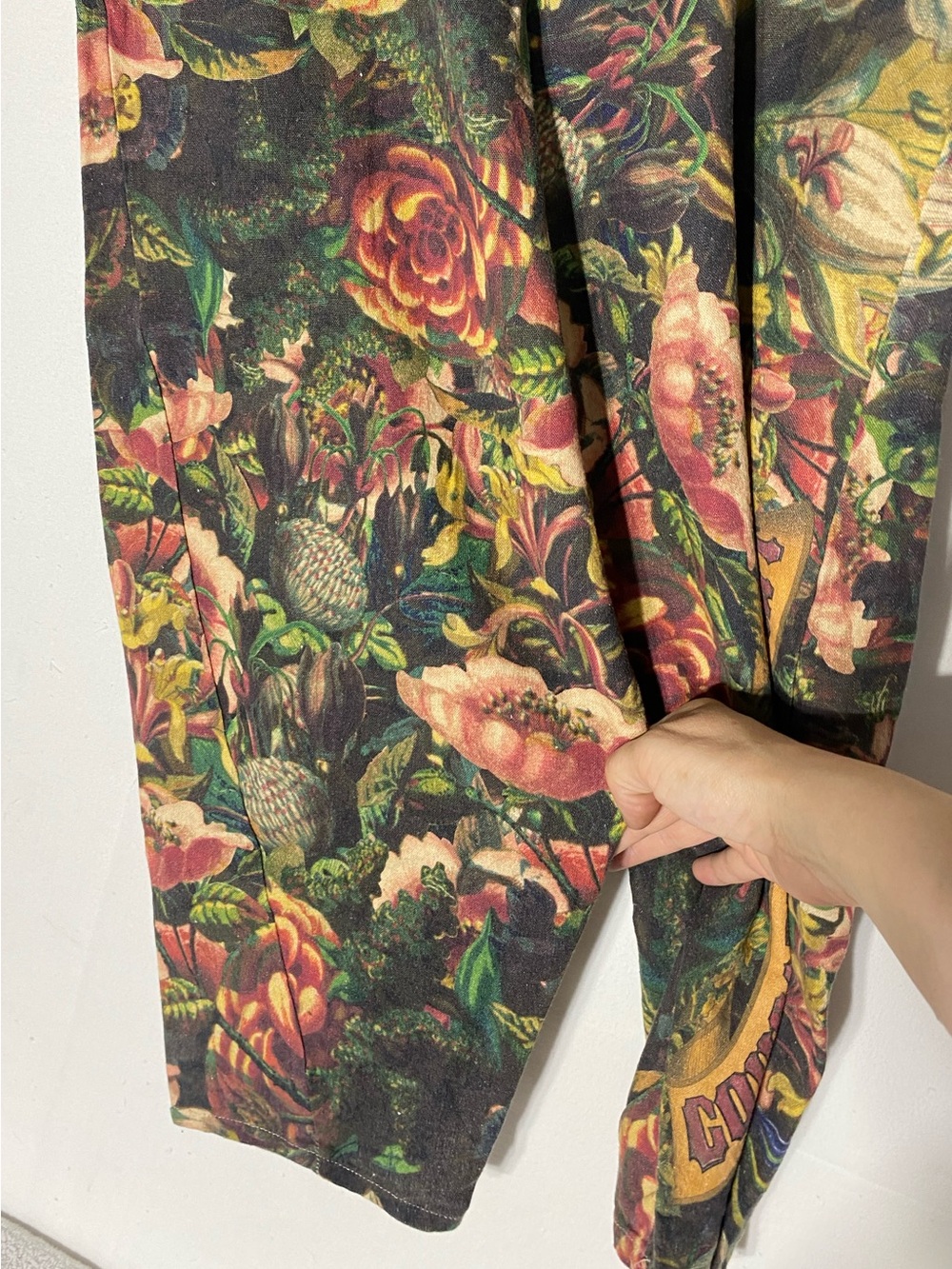 Market of Stars Courage Dear Heart Artist Pant Linen Botanical Sacred Heart L - Picture 11 of 16